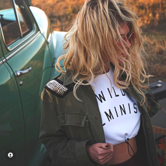 Parts + Labor - Wild Feminist - Crop Top - Size Medium - Picture 4 of 4